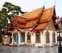 The wat at Doi Suthep is an architectural and spiritual gem. // © 2010 Pride Travel/S. Nathan DePetris